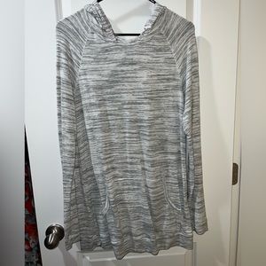 Ink Love & Peace Heatherly Maternity French Terry Knit Sweatshirt Medium